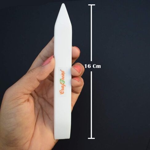 CrafTreat Teflon Bone Folder and Scoring Tool - Large Bone Folder - Paper Scorer for Paper Crafting, Bookbinding, Scrapbooking - Leather Burnishing Tool - Smooth, Ergonomic Tools (Large 1 pc) in Saudi Arabia