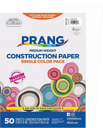 Prang (Formerly SunWorks) Construction Paper, Black, 9" x 12", 50 Sheets in Kuwait