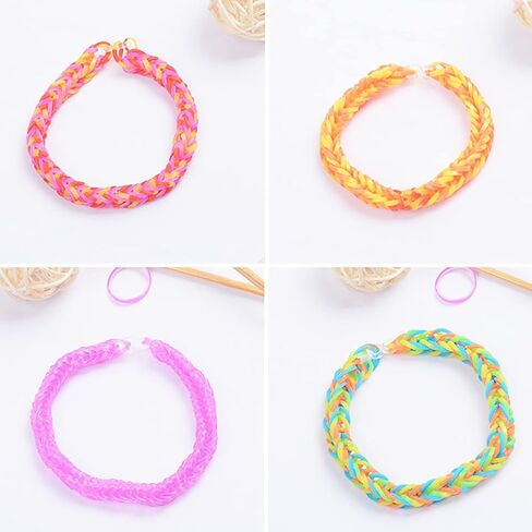 YUSLROB 2500+ Rubber Band Loom Bracelet Kit,Loom Bracelet Making kit,Best Gifts for Birthday and Christmas with, Rubber Band Refill Kit for in Saudi Arabia