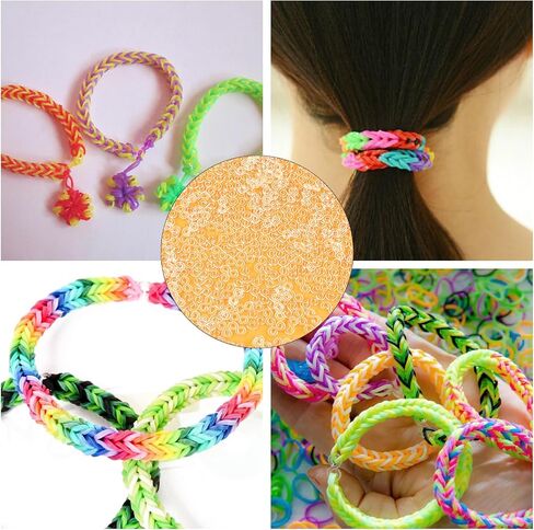 S Clips, 500 Pieces Boxed, Clear, Loom Rubber Band Clips, Plastic Band Clips, Bracelets DIY Making Refill Kit, Connectors Refills, Loom Bracelets DIY Handicrafts, Exquisite Gadgets. in Kuwait