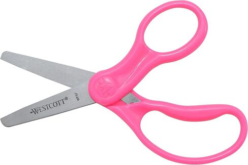 Westcott 5" Hard Handle Kids Scissors, Blunt, Assorted Colors, 2-Pack in Kuwait