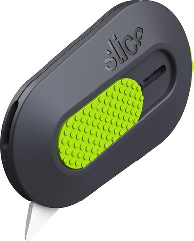 Slice 10514 Mini Box Cutter, Package and Box Opener, Safe Ceramic Blade Retracts Automatically, Stays Sharp Up to 11x Longer, Right or Left Handed, Keychain, Magnetic, Pack of 1 in Saudi Arabia