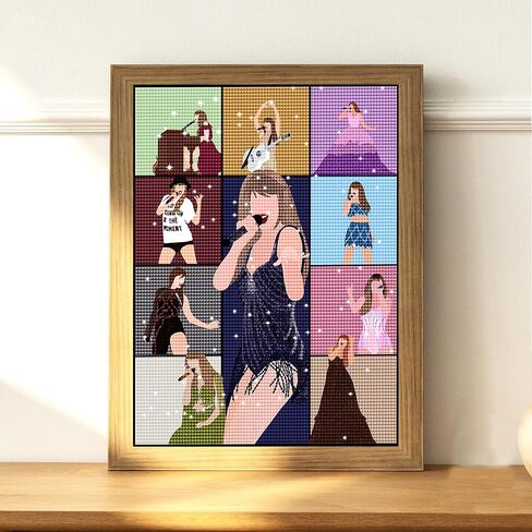 Letish 5D Diamond Painting للبالغين ، مجموعات الطلاء DIY Diamond ، مجموعة أدوات الطلاء الماس للفنون المنزلية للفنون (مثقاب متعدد الألوان) in Saudi Arabia