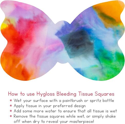 منتجات Hygloss نزيف مربعات الورق الأنسجة 1 بوصة ، و 20 لونًا متنوعًا للفنون والحرف ، ومشاريع DIY ، وروايات القصاصات ، وبطاقات المعايدة ، 2400 مربع in Saudi Arabia
