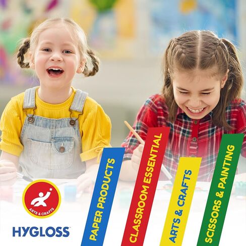 منتجات Hygloss نزيف مربعات الورق الأنسجة 1 بوصة ، و 20 لونًا متنوعًا للفنون والحرف ، ومشاريع DIY ، وروايات القصاصات ، وبطاقات المعايدة ، 2400 مربع in Saudi Arabia