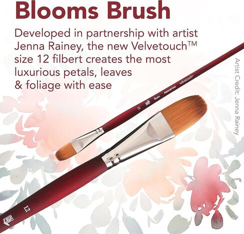 Princeton Velvetouch Long Handle Set, 4 Brushes - Professional Artist Brushes for Mixed Media, Acrylic, Oil. in Saudi Arabia