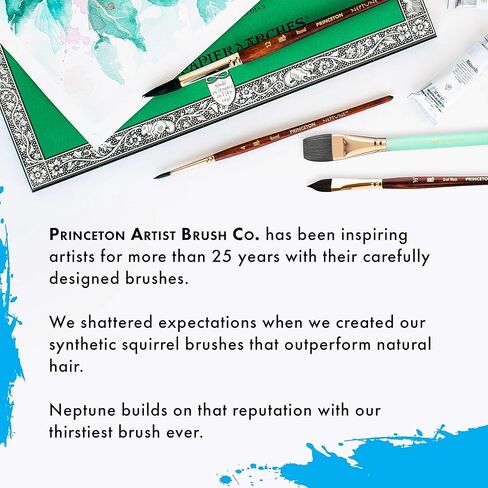 Princeton Neptune Paintbrush, Size 6, Dark Wood in Saudi Arabia