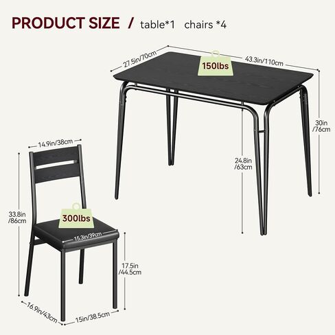 GarveeHome Dining Table for 2, Small Table and Chairs Set of 2, Square Dinette Set for 2, 3 Piece Kitchen & Dining Room Sets for Small Space (White, Table with 2 Upholstered Chairs) in Kuwait