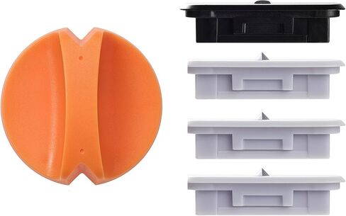 6-Pack Trimmer Replacement Blades for Fiskars Paper Trimmer, Replacement Blade for All Series of Fiskars/Portable&Precision Trimmer,Arts and Crafts,4 Cutting&2 Scoring Blades,a Slider,Orange in Saudi Arabia
