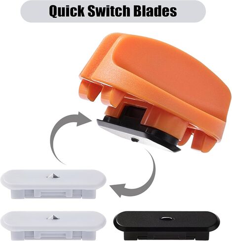 6-Pack Trimmer Replacement Blades for Fiskars Paper Trimmer, Replacement Blade for All Series of Fiskars/Portable&Precision Trimmer,Arts and Crafts,4 Cutting&2 Scoring Blades,a Slider,Orange in Saudi Arabia