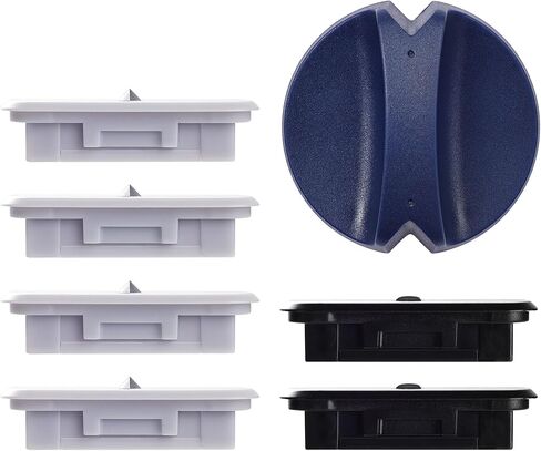 6-Pack Trimmer Replacement Blades for Fiskars Paper Trimmer, Replacement Blade for All Series of Fiskars/Portable&Precision Trimmer,Arts and Crafts,4 Cutting&2 Scoring Blades,a Slider,Orange in Saudi Arabia