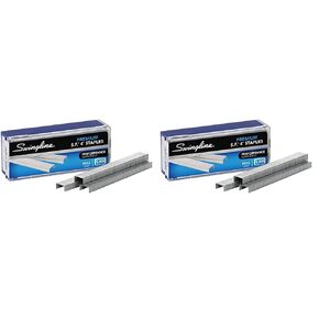 Swingline Staples, S.F. 4, Premium Staples for Desktop Staplers, 1/4" Length, 210/Strip, 5000/Box (35450)