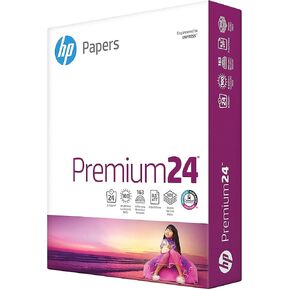 HP Paper Printer | 8.5 x 11 Paper | Premium 32 lb | 1 Ream - 500 Sheets | 100 Bright | Made in USA - FSC Certified | 113100R