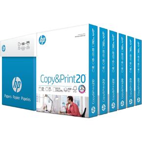 HP Printer Paper | 8.5 x 11 Paper | Copy &Print 20 lb | 1 Ream Case - 500 Sheets| 92 Bright | Made in USA - FSC Certified | 200060