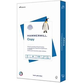 Hammermill Printer Paper, 20 Lb Copy Paper, 8.5 x 11 - 8 Ream (4,000 Sheets) - 92 Bright, Made in the USA