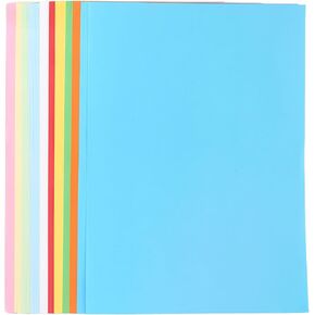 M&G 100 Sheets Colored Copy Printing Paper Assorted Colors, 8.3 X 11.7 in Construction Paper for Card Making Scrapbooking Kids School Office DIY Craft