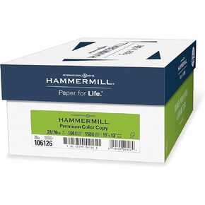 Hammermill Printer Paper, Premium Color 28 lb Copy Paper, 8.5 x 11-1 Ream (500 Sheets) - 100 Bright, Made in the USA, 102467R in Saudi Arabia