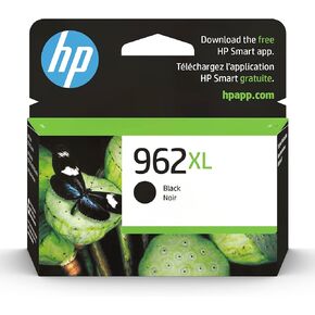 HP 962XL Black High-yield Ink Cartridge | Works with HP OfficeJet 9010 Series, HP OfficeJet Pro 9010, 9020 Series | Eligible for Instant Ink | 3JA03AN