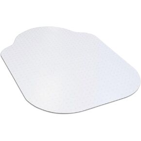 Evolve 33" x 44" Clear Office Chair Mat with Rounded Corners for Low Pile Carpets, Made in The USA, C5B5003G