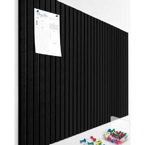 Large Cork Board for Walls, 12-Pack Bulletin Board Alternative, Marble White Felt Board for Office, Wall Tiles with Pushpins, Slat Wall Paneling, Wall Panels for Picture Memo Photo