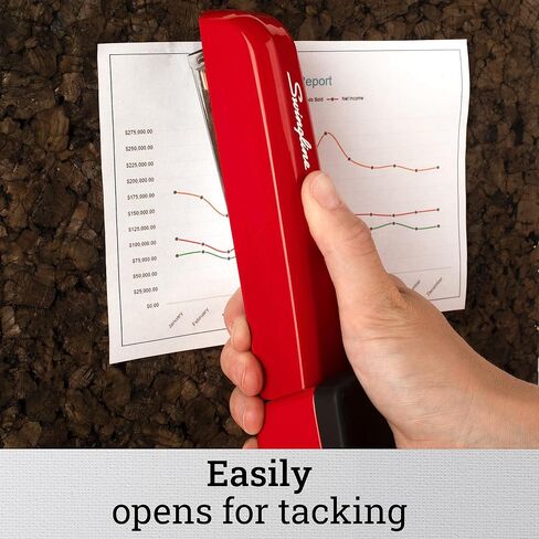 Swingline Stapler, 30 Sheet Capacity, 747 Business Stapler, Jam Free, Metal, Rio Red (74736) in Kuwait