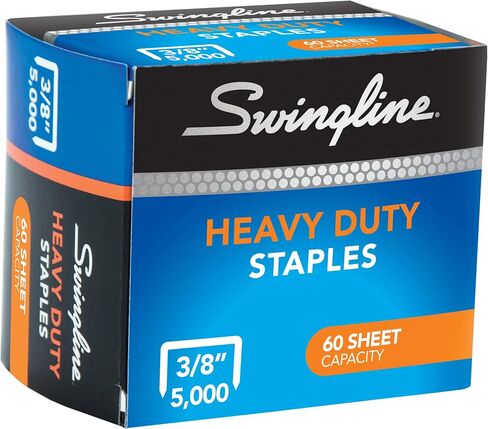 Swingline Staples ، الخدمة الثقيلة لأشعة سطح المكتب ، 1/2 بوصة ، 100/شريط ، 5000/صندوق (79392) in Kuwait
