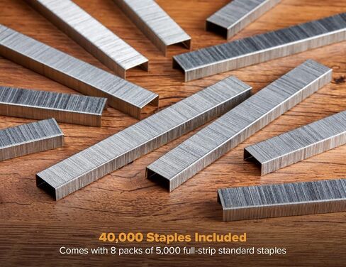 Bostitch Office Premium Standard Staples, 1/4" Length, High-Carbon Steel, 5000 Per Box, 5-Pack in Saudi Arabia