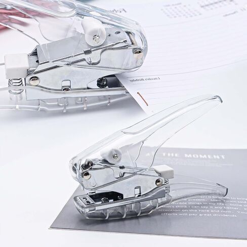 NatsumeBasics Plier Stapler بدون جهد و 1000 من المواد الغذائية الذهب الوردية ، دباسة الوردي الواضحة المحمولة 25 ورقة الدبابيس الثقيلة للخدمة الإكسسوارات (الوردي) in Kuwait