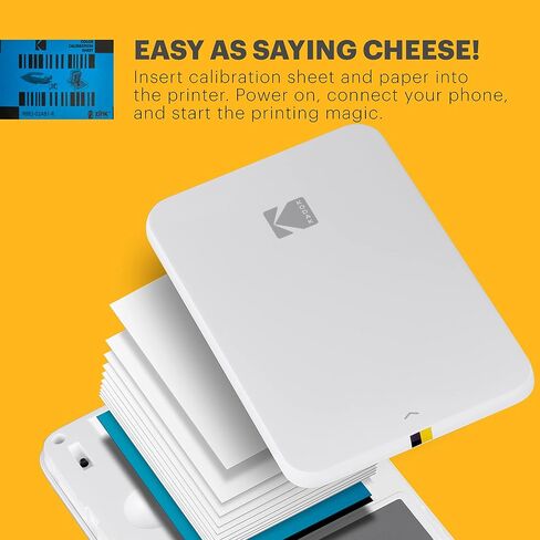 Zink Kodak 2 "X3" Premium Photo Paper (50 ورقة) متوافقة مع Kodak Smile ، Kodak Step ، Printomatic ، 50 Count (حزمة 1) in Kuwait