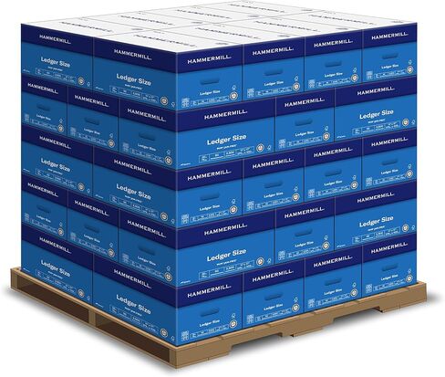 Hammermill Printer Paper, 20 lb Copy, 8.5 x 11-8 Ream (4,000 Sheets) - 92 Bright, Made in the USA in Kuwait