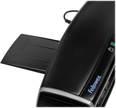 Fellowes Laminator Venus 2 125, Rapid 30-60 Second Warm-up Laminating Machine, with Laminating Pouches Kit (5734801), Black, Silver, 5.1" x 21.3" x 8.2" in Saudi Arabia