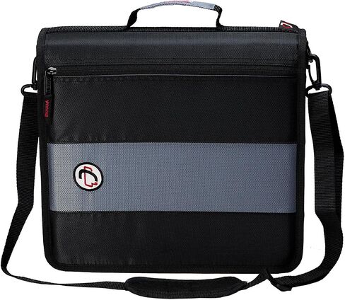 Case-It The Classic Zipper Binder - 2 Inch O-Rings - Multiple Pockets - 350 Sheet Capacity - Comes with Shoulder Strap - Fire Engine Red D-251 in Saudi Arabia