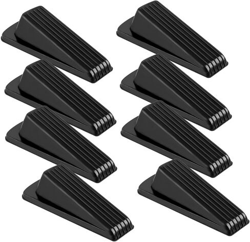 4 Pack Door Stoppers for Bottom of Door, Door Stops, Rubber Door Stopper Wedge, Sturdy Stackable Door Stops for Floor in Saudi Arabia
