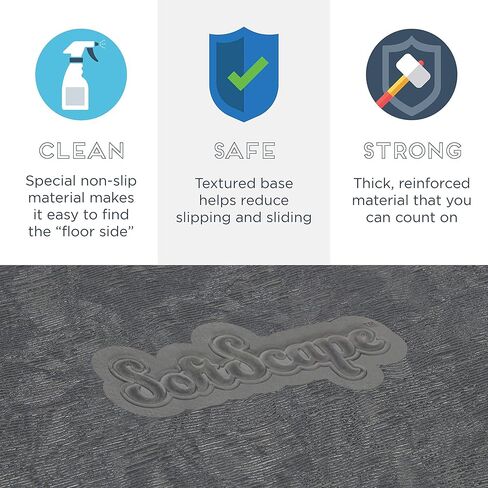 Factory Direct Partners Softscape 15 بوصة مستديرة الفصول الدراسية وسائد الكلمة مع مقابض. جلوس مرنة للرعاية النهارية ، مرحلة ما قبل المدرسة ، غرفة اللعب ؛ 2 بوصة من الرغوة الفاخرة السميكة (6 قطع)-متنوعة ، 11232-كما in Kuwait