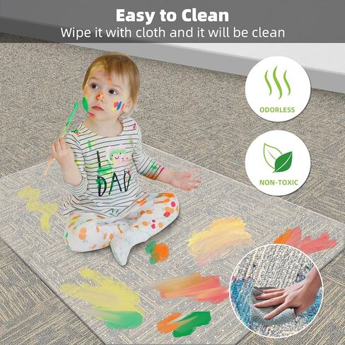 Office Chair Mat for Carpets, 36" × 36" Round Computer Chair Mat with Studs for Rolling Chair, Desk Floor Mat for Home and Office Carpet, Protects Floor Mats for Low Pile Carpeted Floors in Saudi Arabia