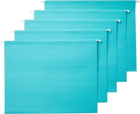 Amazon Basics Sturdy Hanging File Folders, Letter Size, Gray, 25-Pack in Saudi Arabia