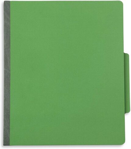 10 Green Classification Folders, 2 Divider, 2 Inch Tyvek expansions, Durable 2 Prongs Designed to Organize Standard Medical Files, Law Client Files, Office Reports, Letter Size, Green, 10 Pack in Saudi Arabia