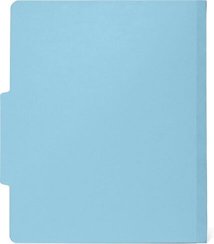 Blue Summit Supplies 10 Blue Classification Folders with 2 Dividers and 2 Inch Tyvek Expansions for Organizing Medical, Law, and Office Files in Saudi Arabia
