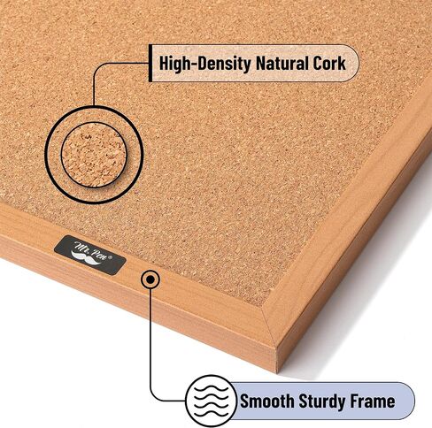 Mr. Pen- Cork Board ، 24 "X36" ، لوحة Cork Framed ، لوحة دبوس الدفع للجدران مع الإطار ، لوحة Cork Office ، Bulliten Board ، Corkboards for Wall in Saudi Arabia
