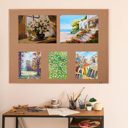 Mr. Pen- Cork Board ، 24 "X36" ، لوحة Cork Framed ، لوحة دبوس الدفع للجدران مع الإطار ، لوحة Cork Office ، Bulliten Board ، Corkboards for Wall in Saudi Arabia