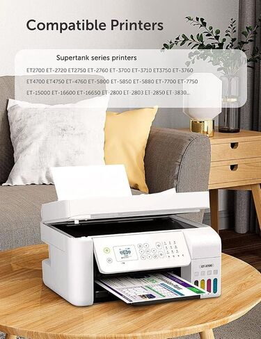 HIIPOO SUBLIMATION حبر تعيد ملء الزجاجات مع WF7710 ET2760 ET2720 ET2803 ET2800 ET15000 C88+ طابعة نفايات الحبر الحرارية. in Kuwait