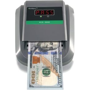 Kolibri KCD-1000 4-Way الاتجاه المحمول قارئ العملة المزيفة المحمولة وكاشف فاتورة مزيفة مع UM ، كاشف الأموال المغناطيسية ، الأشعة تحت الحمراء ، مؤشر النجاح/الفشل السهل (KCD-1000)