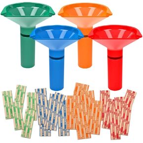 Coin Storage & Sorter Tubes 4 Color – Coded Coin Counters Tubes and Assorted Coin Wrappers