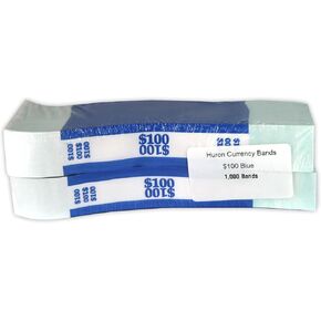 أغلفة أموال أموال Huron Corrency 100 $ Blue (1000 pcs)