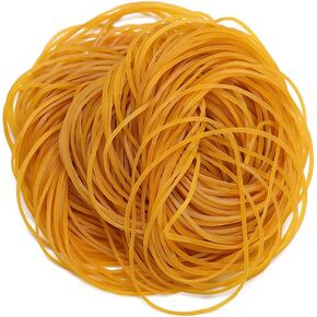 Rubber Bands 300Pcs 4.8inch Big Elastic rubber band Light brown rubber bands office supplies File Folders Litter Box (4 4/5" x 1/16")