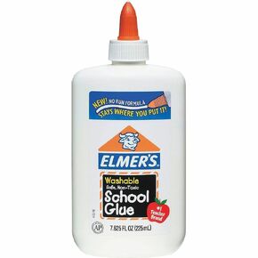 Elmers Liquid School Glue, Slime Glue & Craft Glue | Washable, 4 Ounces Each, Great for Making Slime, 12 Count