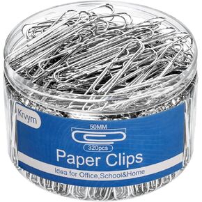 Jumbo Paper Clips,Large Paper Clips,320 Pcs Paper Clip Large,Extra Large Paper Clips for Paperwork,Home, School and Office Supplies.