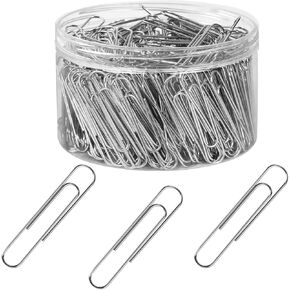 280 Pcs Large Paper Clips, 2 Inch Jumbo Paper Clips, Silver Paperclips, Stainless Steel Paper Clips Large, Paperclips Office for Teacher Supplies School Supplies Teacher Supplies