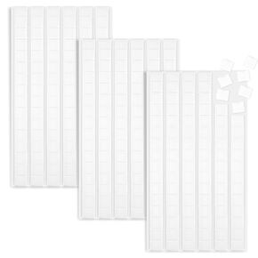 288 Pcs Sticky Tack, Wall Safe Adhesive Poster Putty, Removable and Reusable Mounting Putty for Hanging Pictures, Art, Decoration (Light Blue, White, Pink)