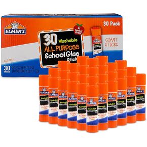 عصي الغراء المدرسي في Elmer ، قابلة للغسل ، 22 جرامًا ، 30 عددًا in Kuwait